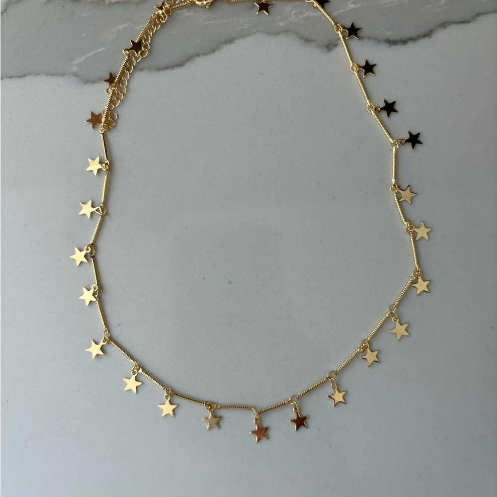 Gold Star Necklace